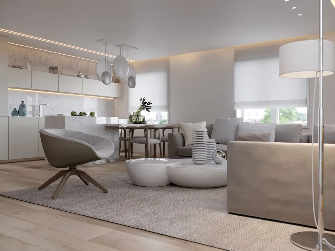 德国极简高雅公寓设计丨Alexey Golub-20