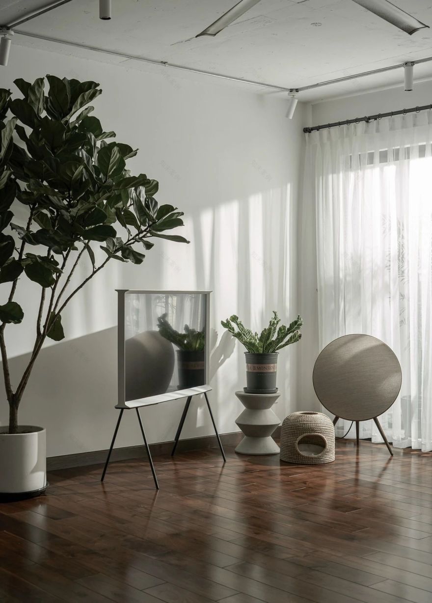 白色简约单身公寓室内设计丨注重人文情怀的现代室内设计社-18