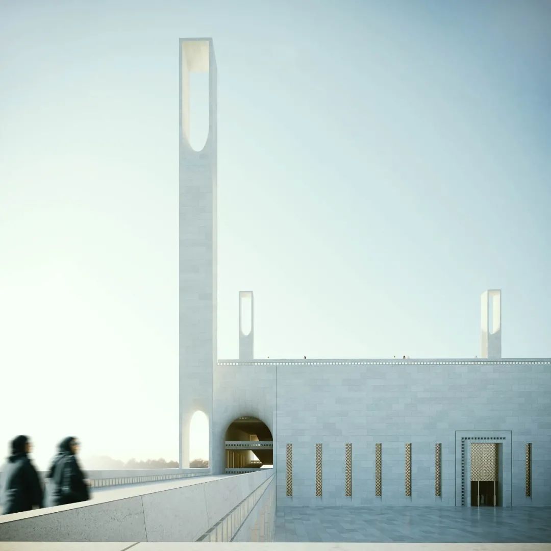 迪拜标志性清真寺丨阿联酋迪拜丨Luca Poian Forms-6