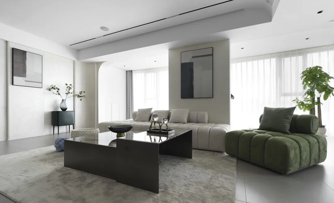 新湖明珠城现代简约大平层设计丨金螳螂家苏州新区店-20