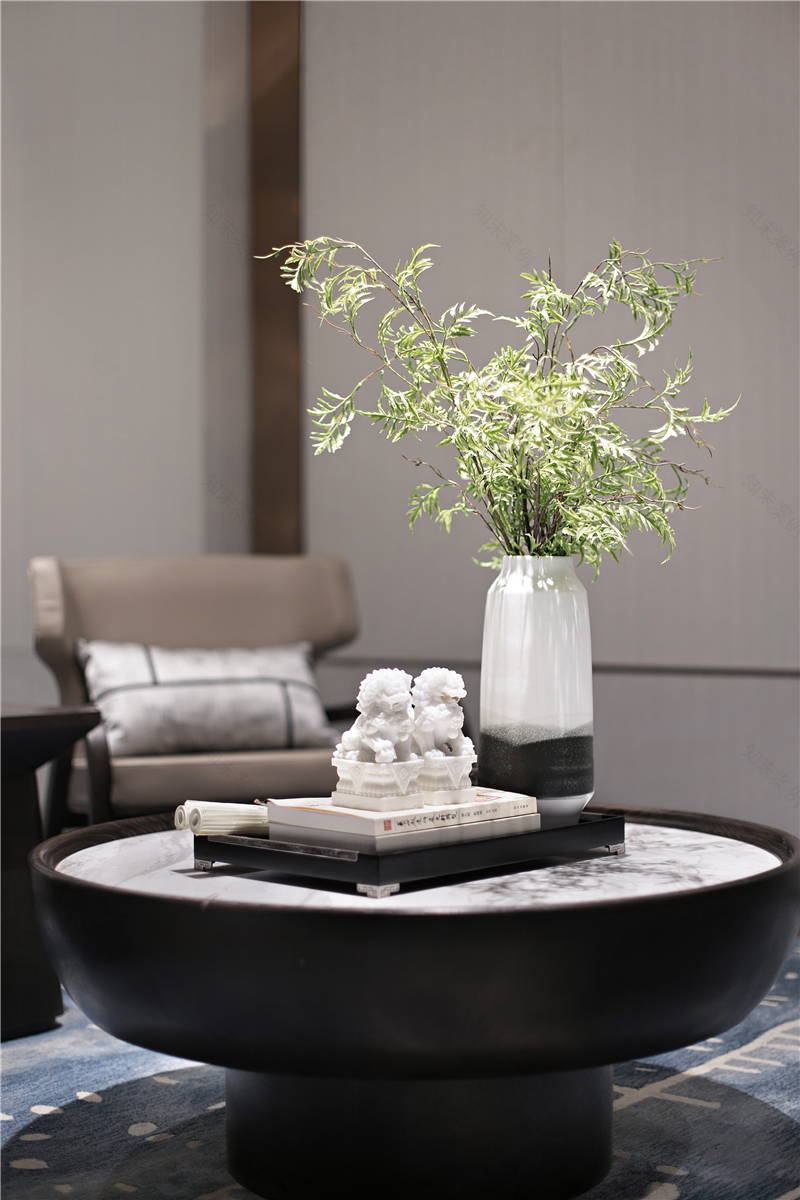 净水云端 | 优雅东方美学融入销售中心设计-71