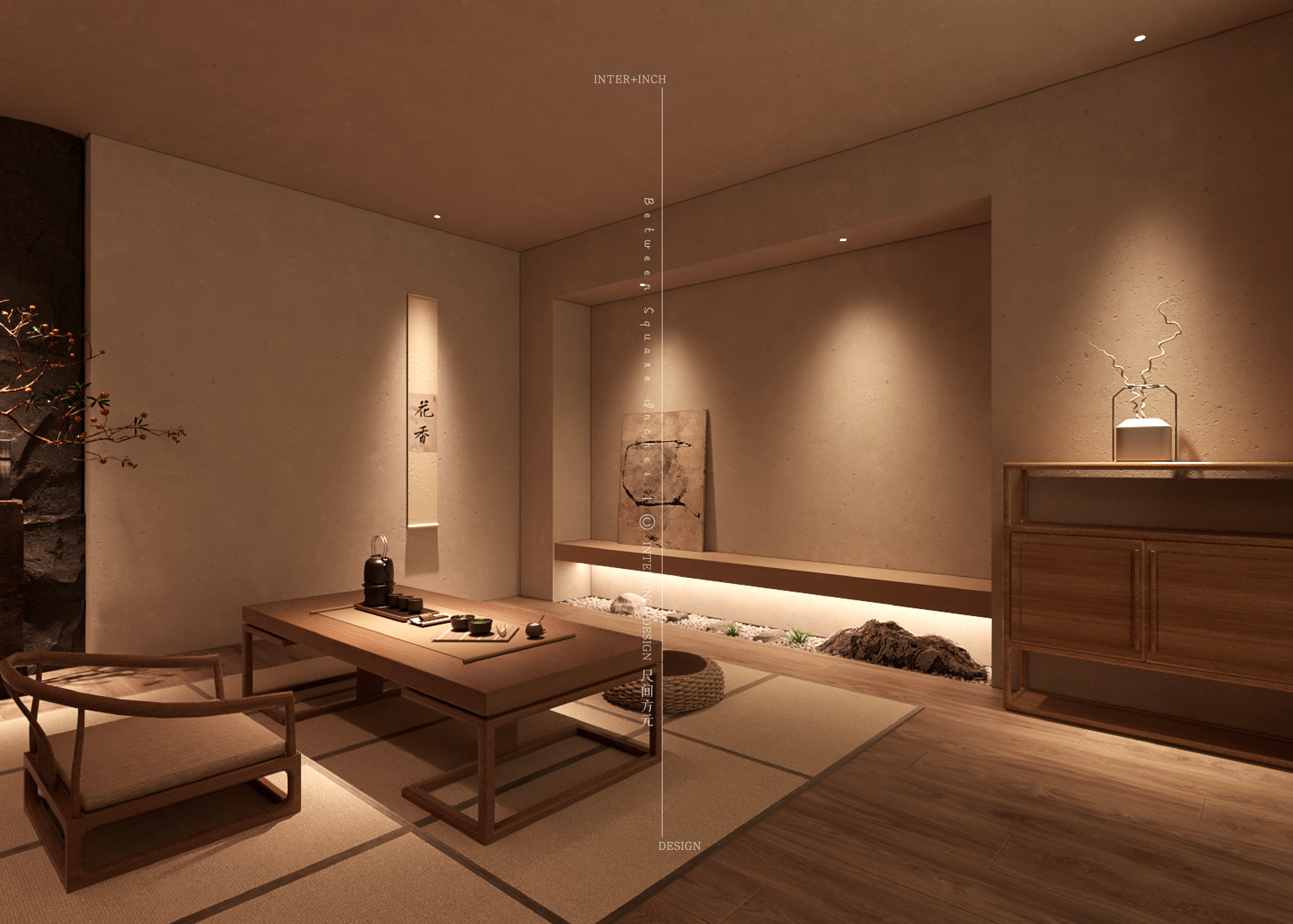 禅意新中式茶室商业空间设计丨尺间方元-21