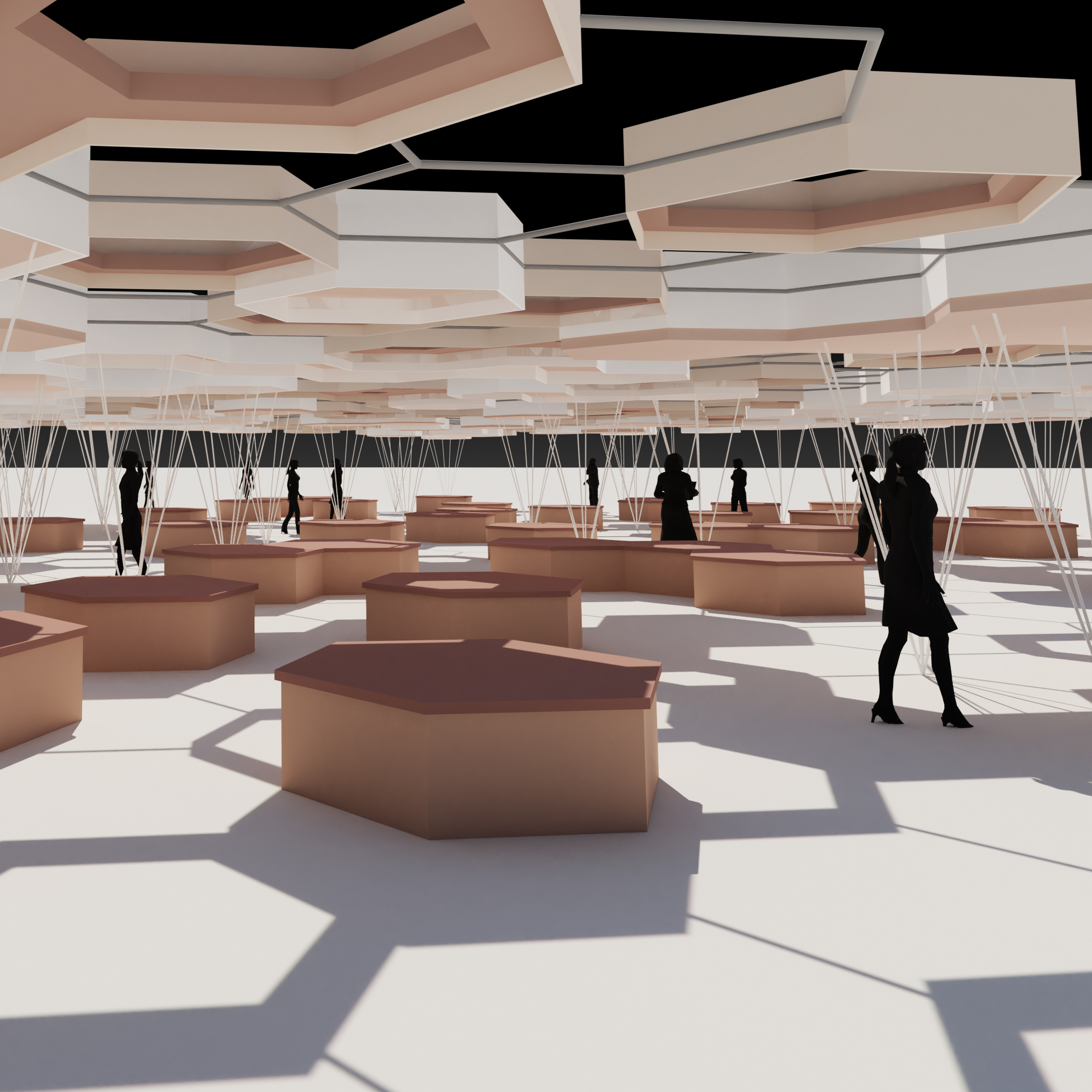 Hexagon Shade Pavilion Rhino Grasshopper Tutorial-20