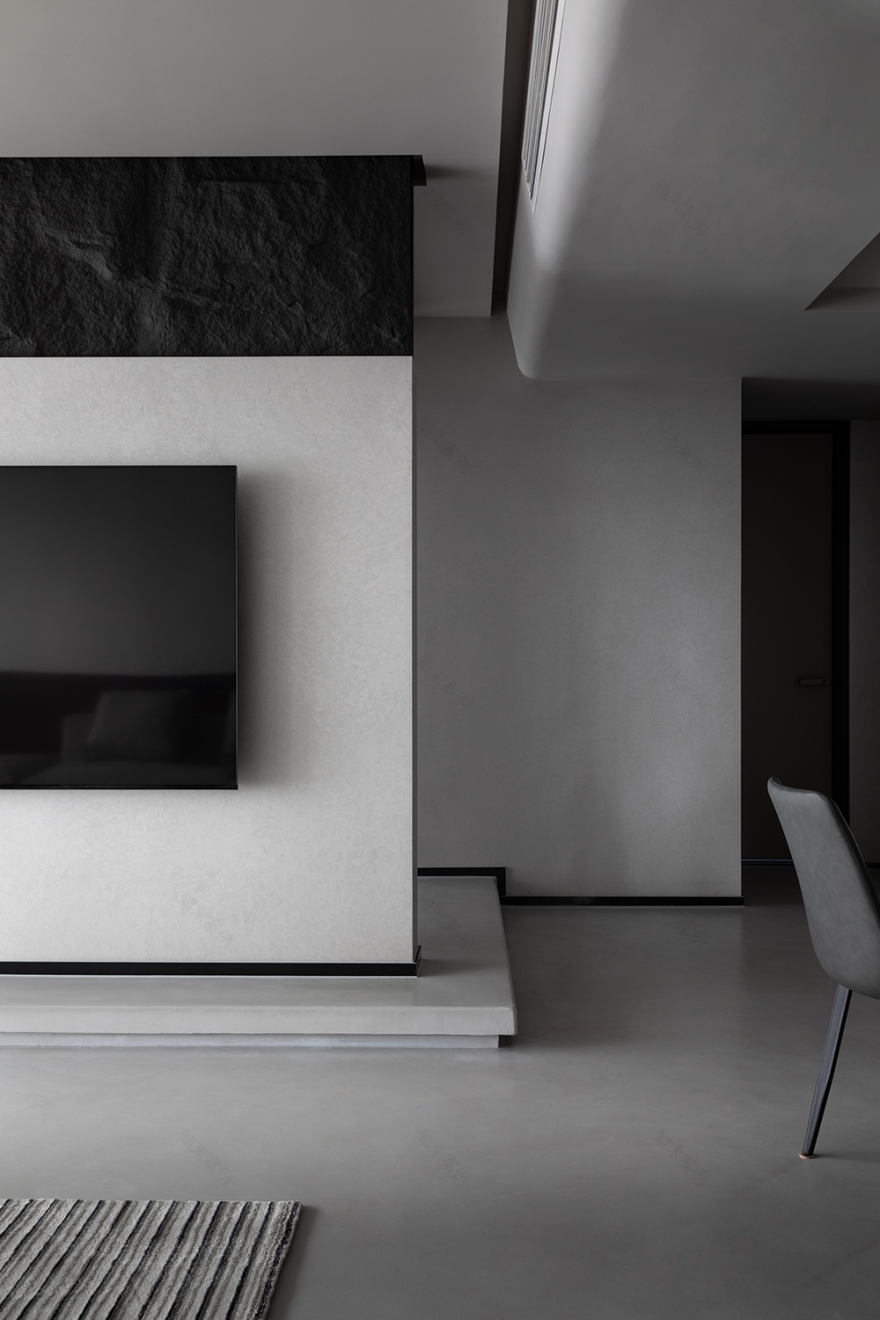 行走的墨线 · 极简黑白的至简之家丨中国重庆丨SIM 简线建筑,森也空间设计-39