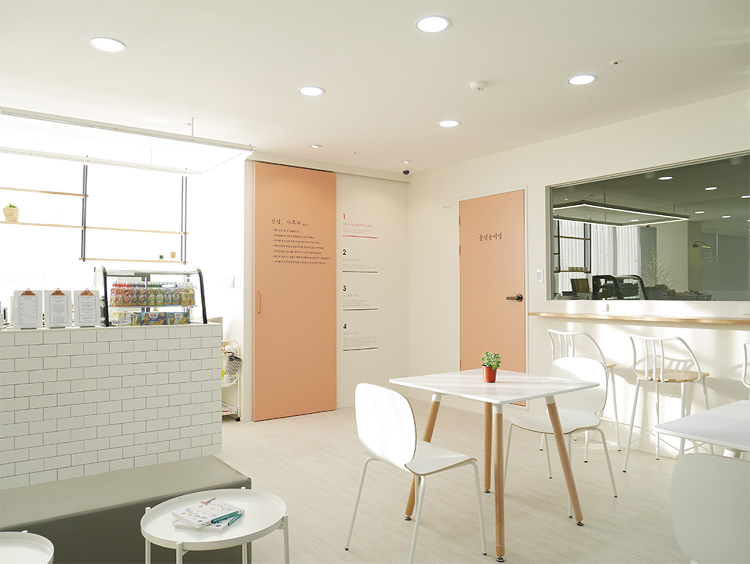 韩式简约风 点彩咖啡馆设计-4