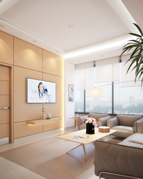 Luxury Hospital Suite Room