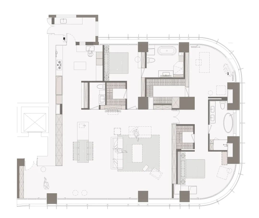 静安寺 327㎡藏书之家丨中国上海丨上海示觉室内设计事务所-6