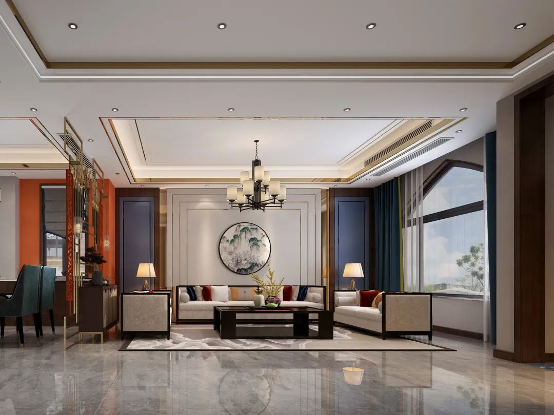 新郑别墅新中式设计-18