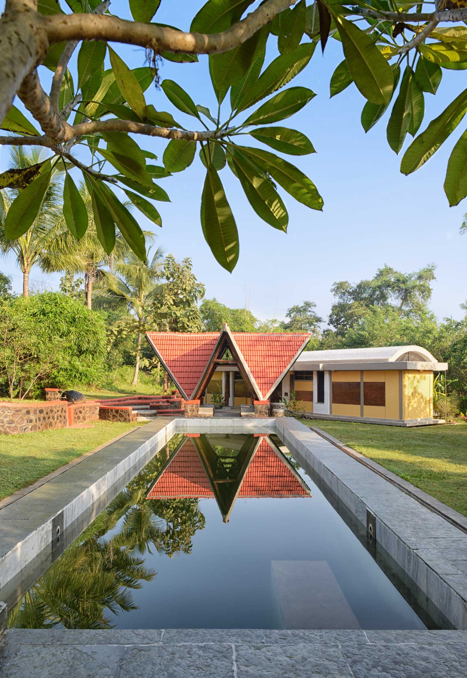 孟买郊外生态农舍丨印度丨The Vrindavan Project-19