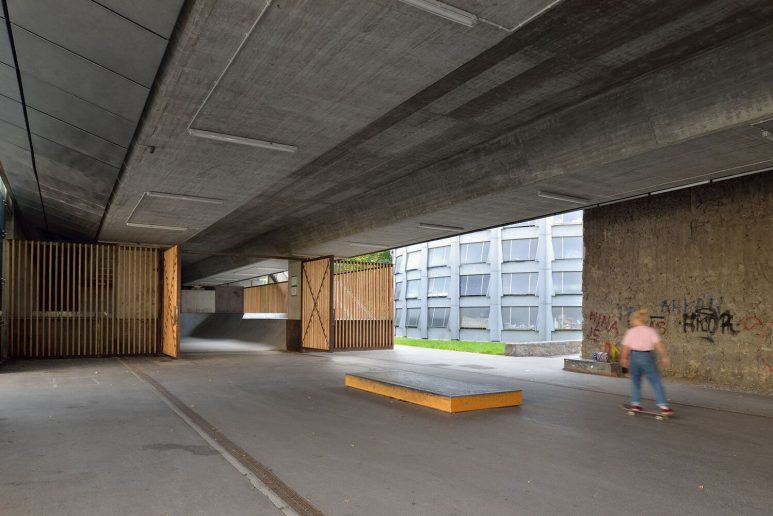 卢布尔雅那法比安桥下滑板公园丨卢布尔雅那Spacelab工作室-8