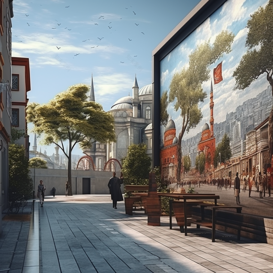 Colorful Cityscapes | Mediterranean Scene-18