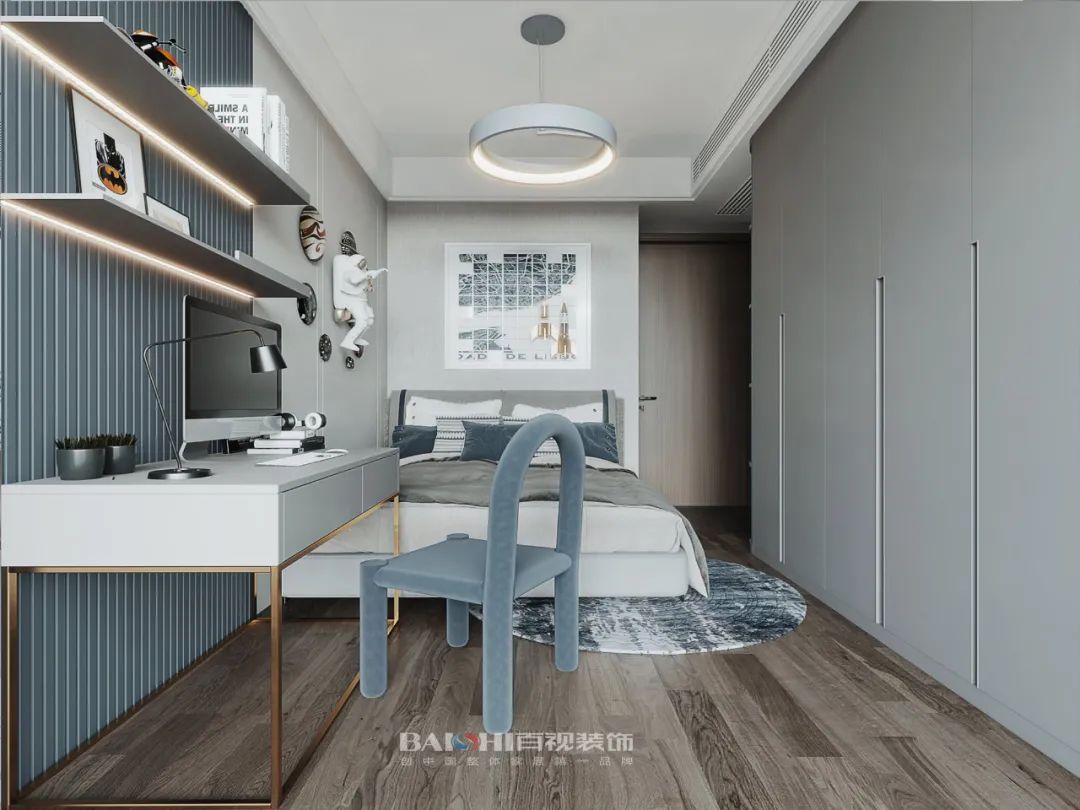 熙悦府现代简约之家丨中国芜湖丨百视装饰-31