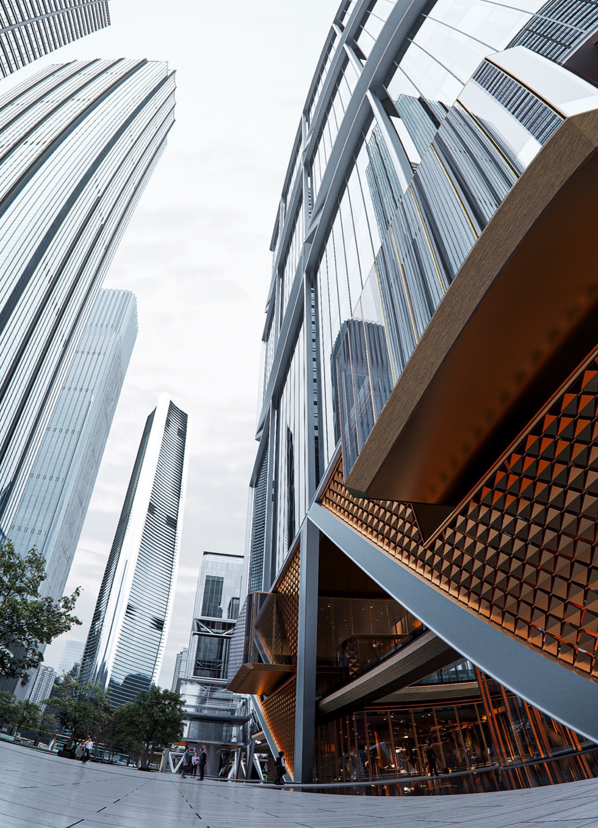 武汉长江中心C地块项目国际竞赛丨中国武汉丨line+建筑事务所-31