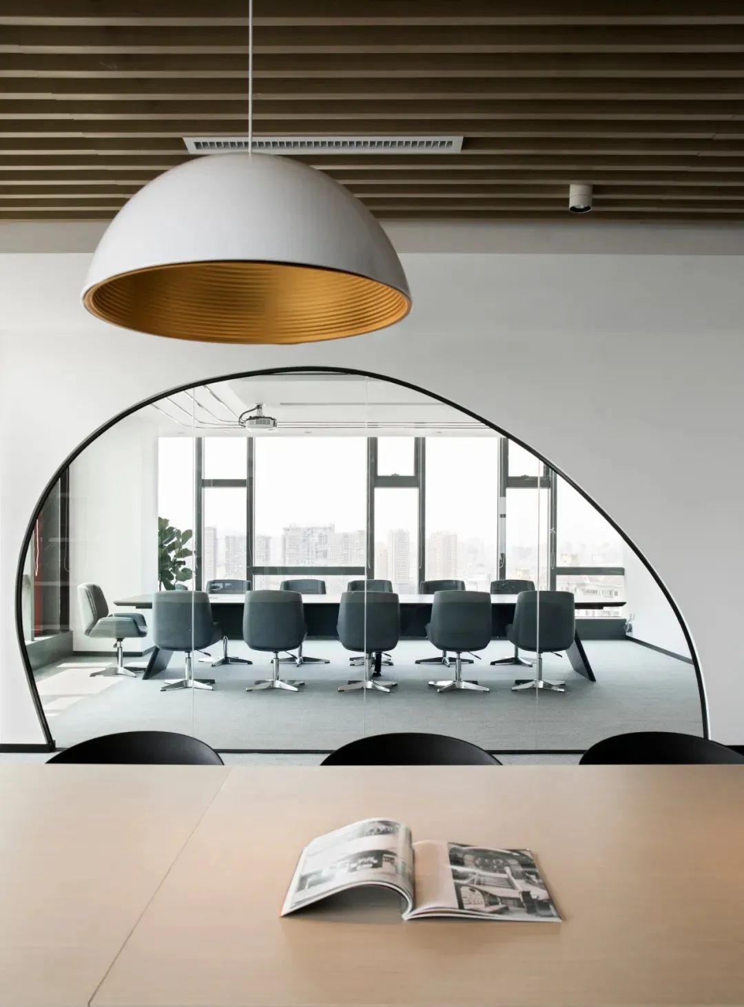 现代风格厦门指纹科技公司办公空间设计-42