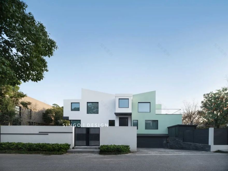 420㎡现代风格| 形与色构建空间艺术感-6