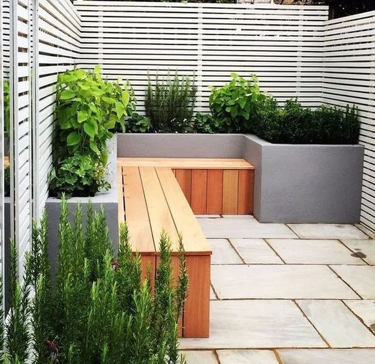 诗画般的庭院卡座设计-23