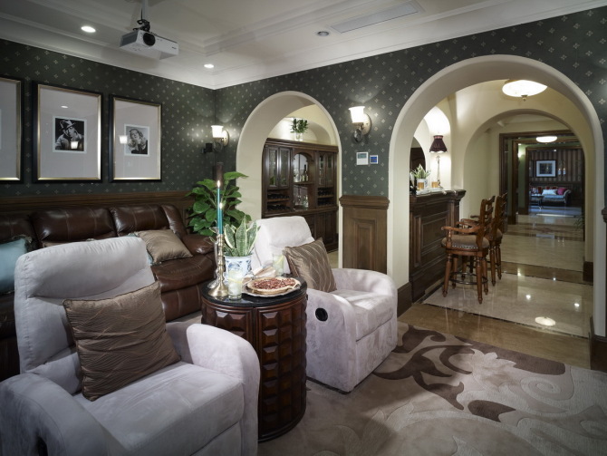 美式 杭州戴昆郡原列岛别墅样板间-17