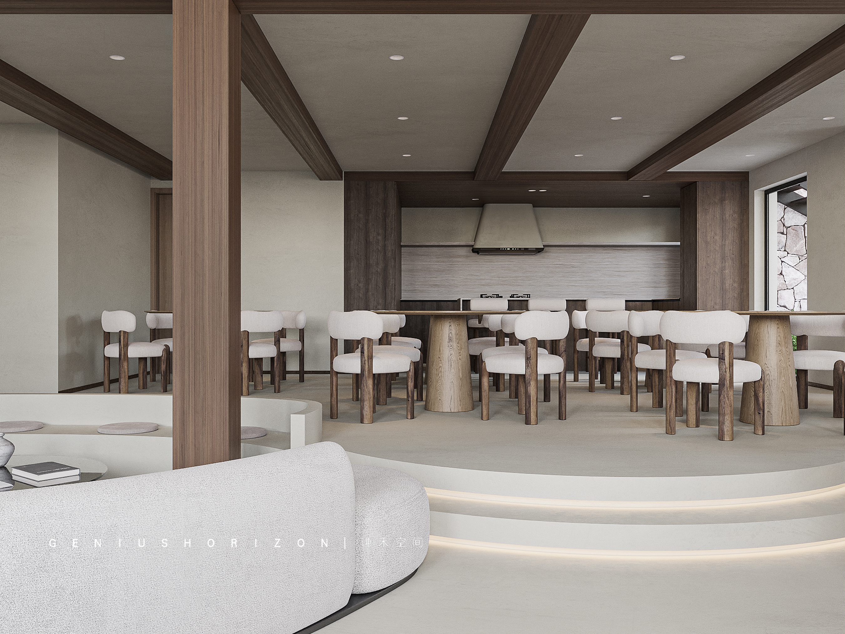 侘寂民宿设计丨谦禾空间设计事务所-23