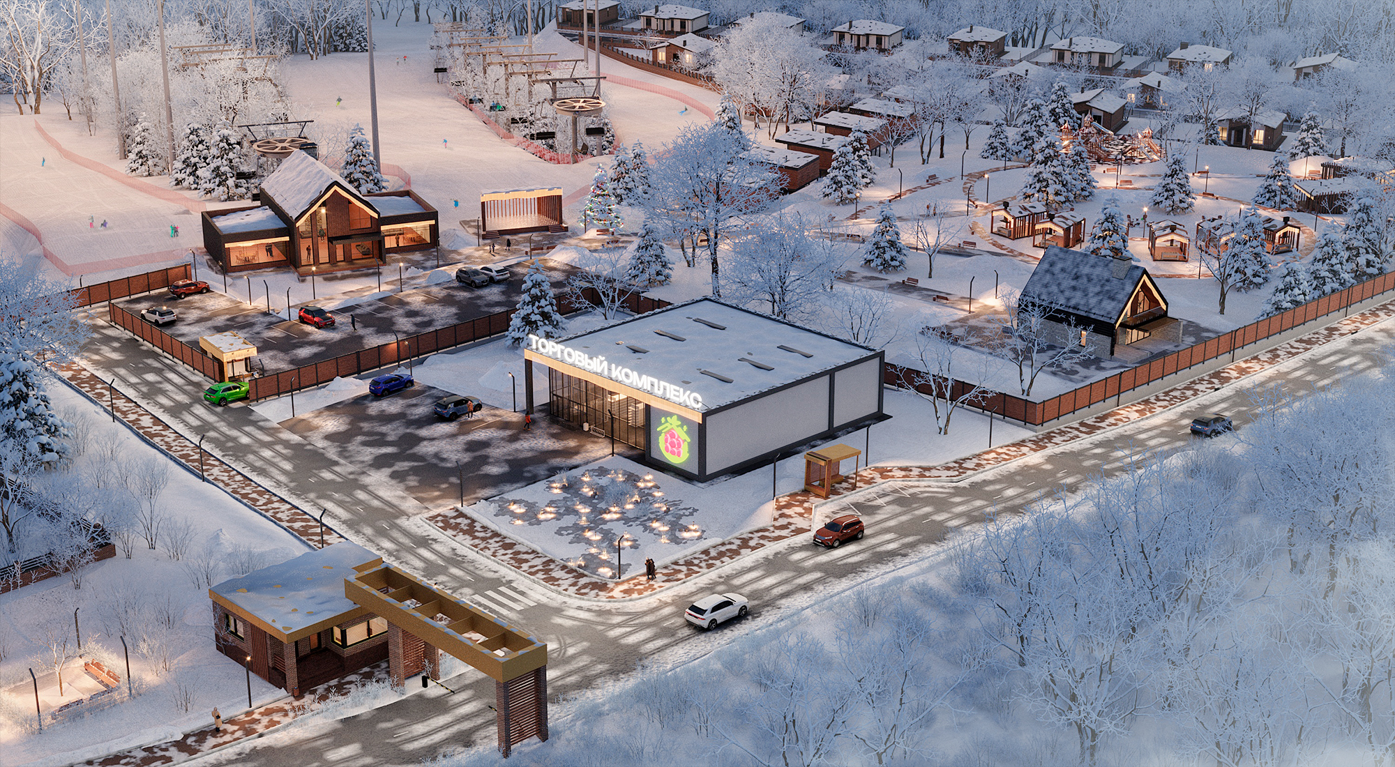 “Yagoda Malina”社区内滑雪度假村-7