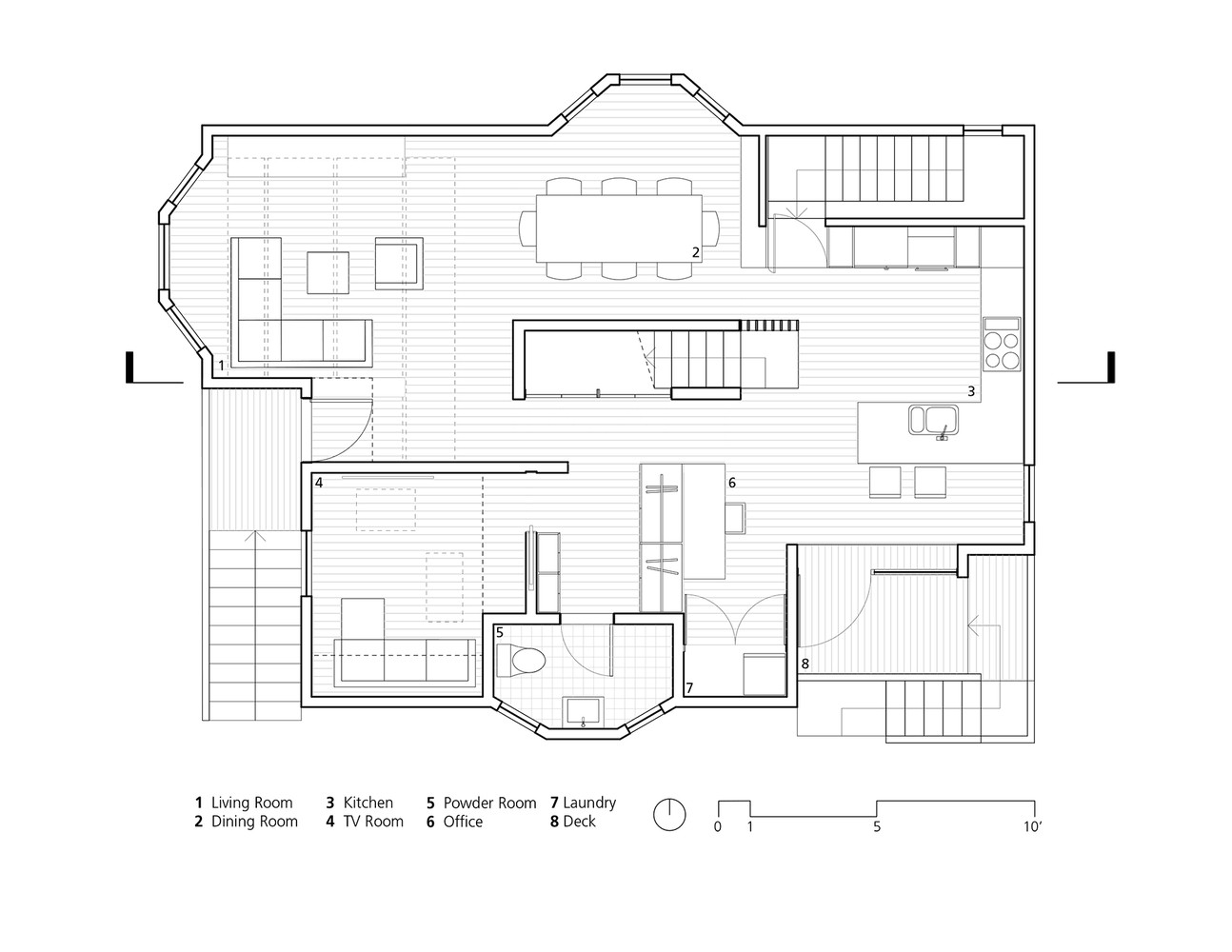 温哥华 Yew House 传统住宅翻新，现代阁楼风格融合复古元素-21
