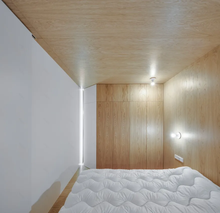 维尔纽斯 50 平米艺术公寓 | 明亮现代与温馨木质的完美融合-31