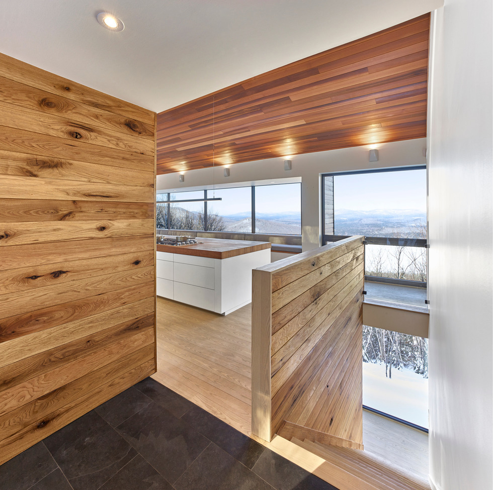 劳伦山脉上的绿色滑雪小屋-40