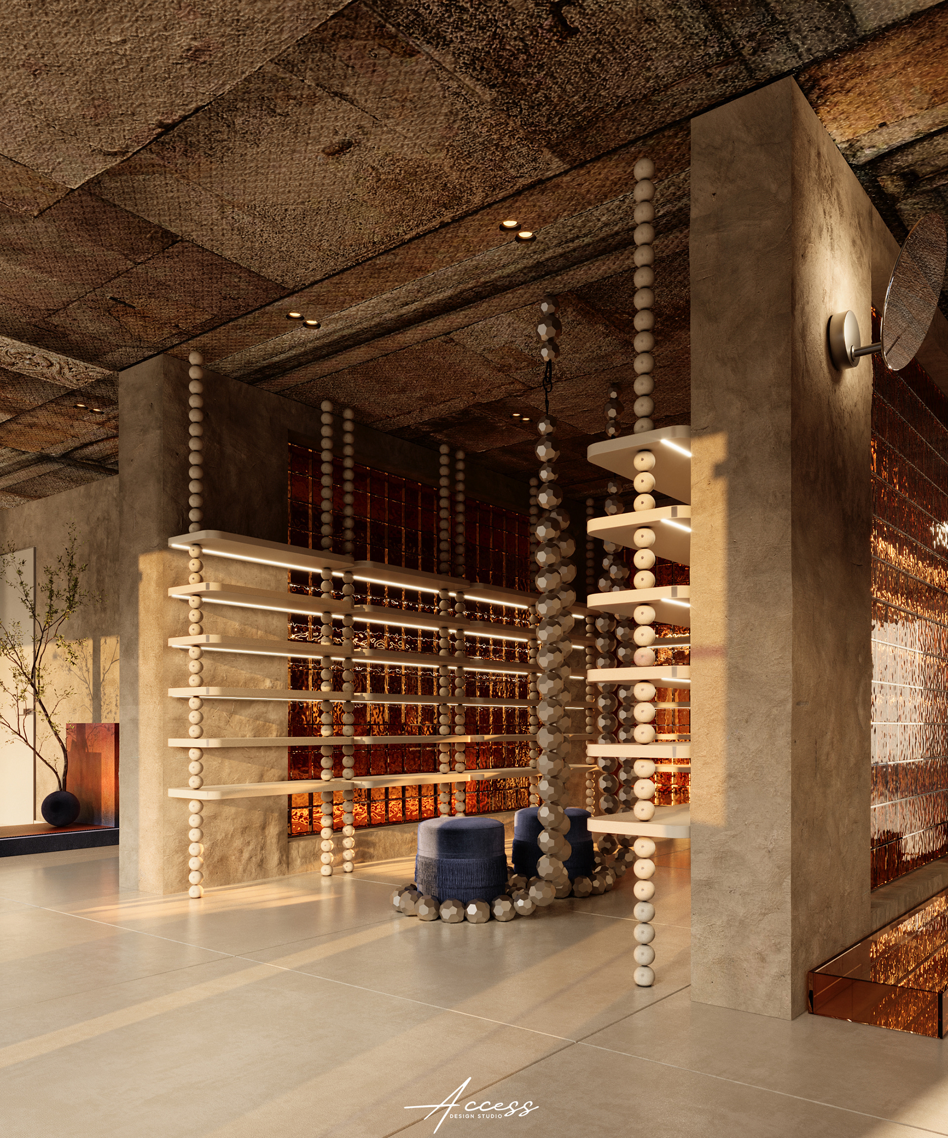 雷氏服装精品店丨阿曼丨Access Design Studio-6