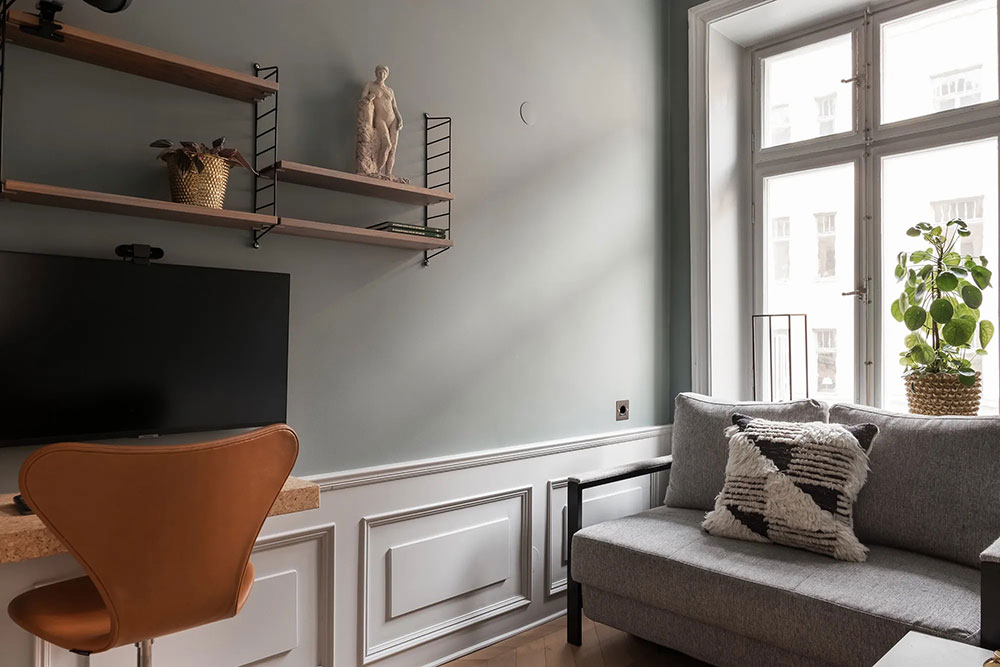 斯德哥尔摩现代古典风公寓设计-13