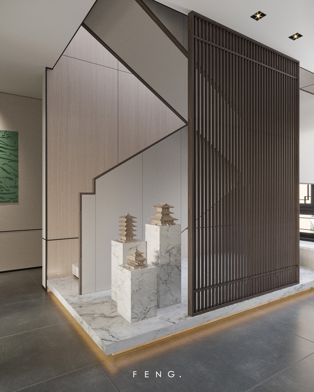 现代中式·总裁府邸 · 卓越海畔山复式样板房丨中国中山丨锋 FENG.-18