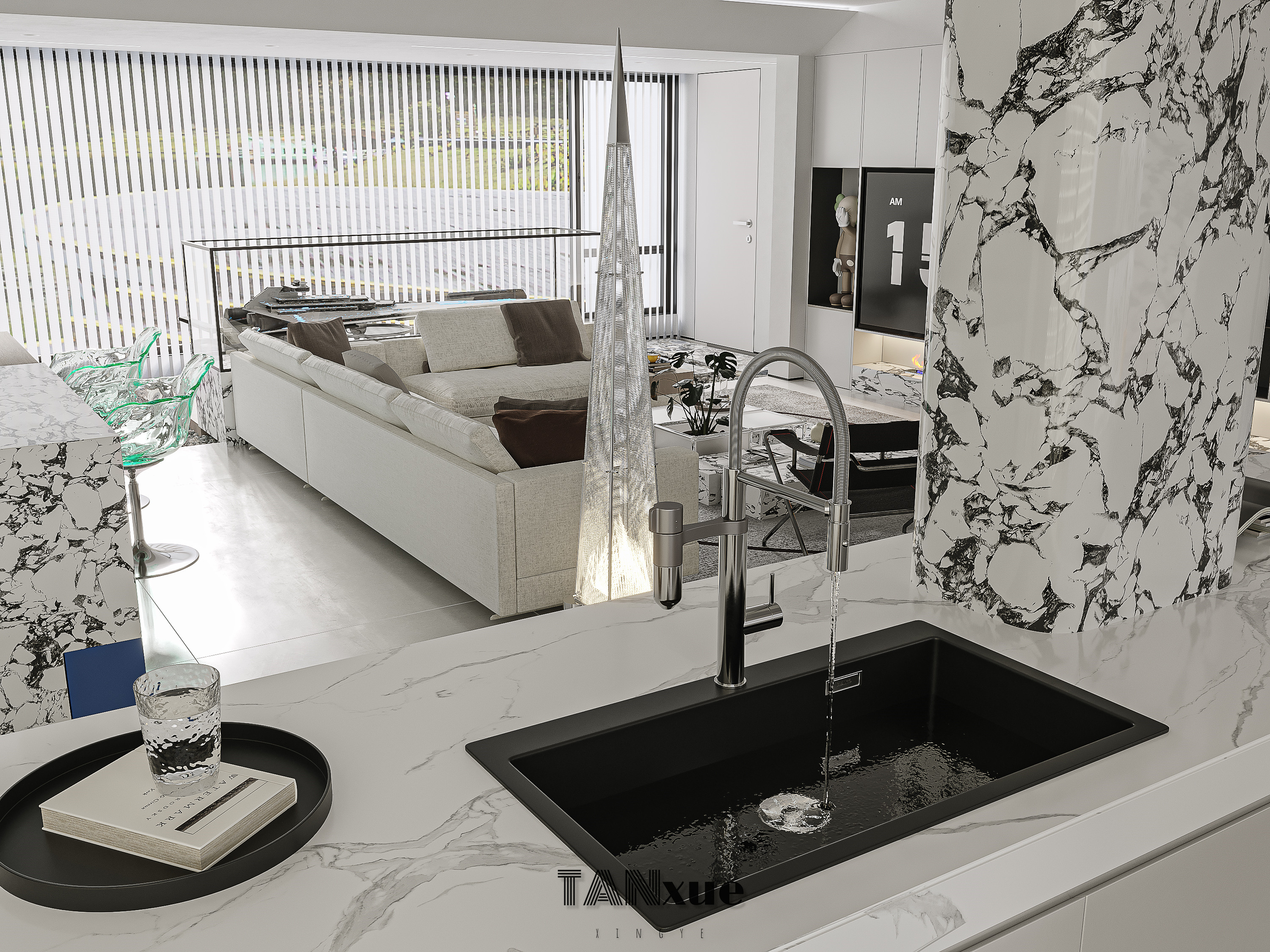 家装|极简风现代简约 干净利落又高级-17