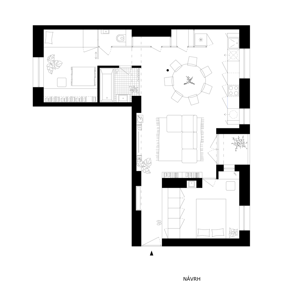 重塑空间 | 斯洛伐克 Bratislava 公寓的现代改造-14