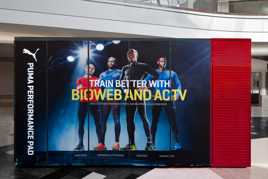 PUMA 全球商场临时店铺设计-14