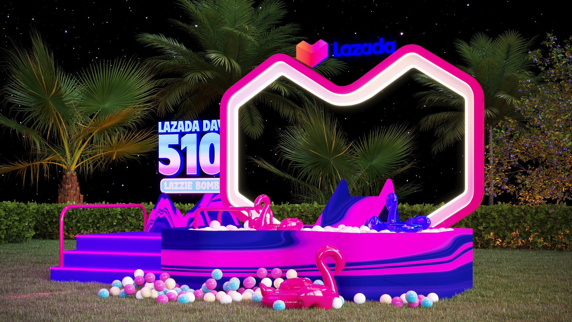 来赞达510大促（2024年）

注：LAZADA是东南亚地区知名的电商平台来赞达，DAY 510推测为该平台类似双11这样特定日期的促销活动，直译为510日表意不明，意译为510大促更符合语境 -11