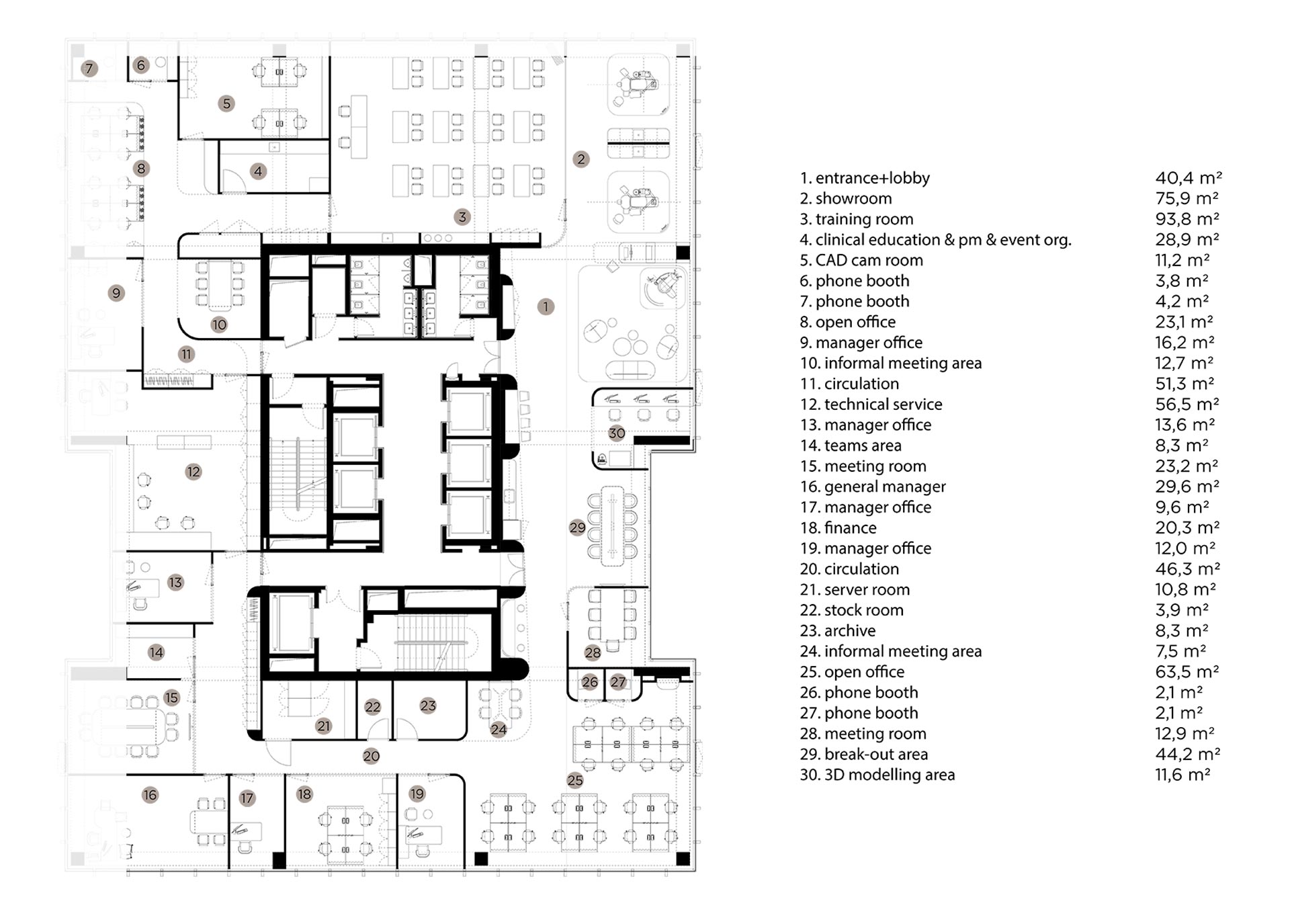 Dentsply Sirona Office & Showroom - İpek Baycan Architects-8