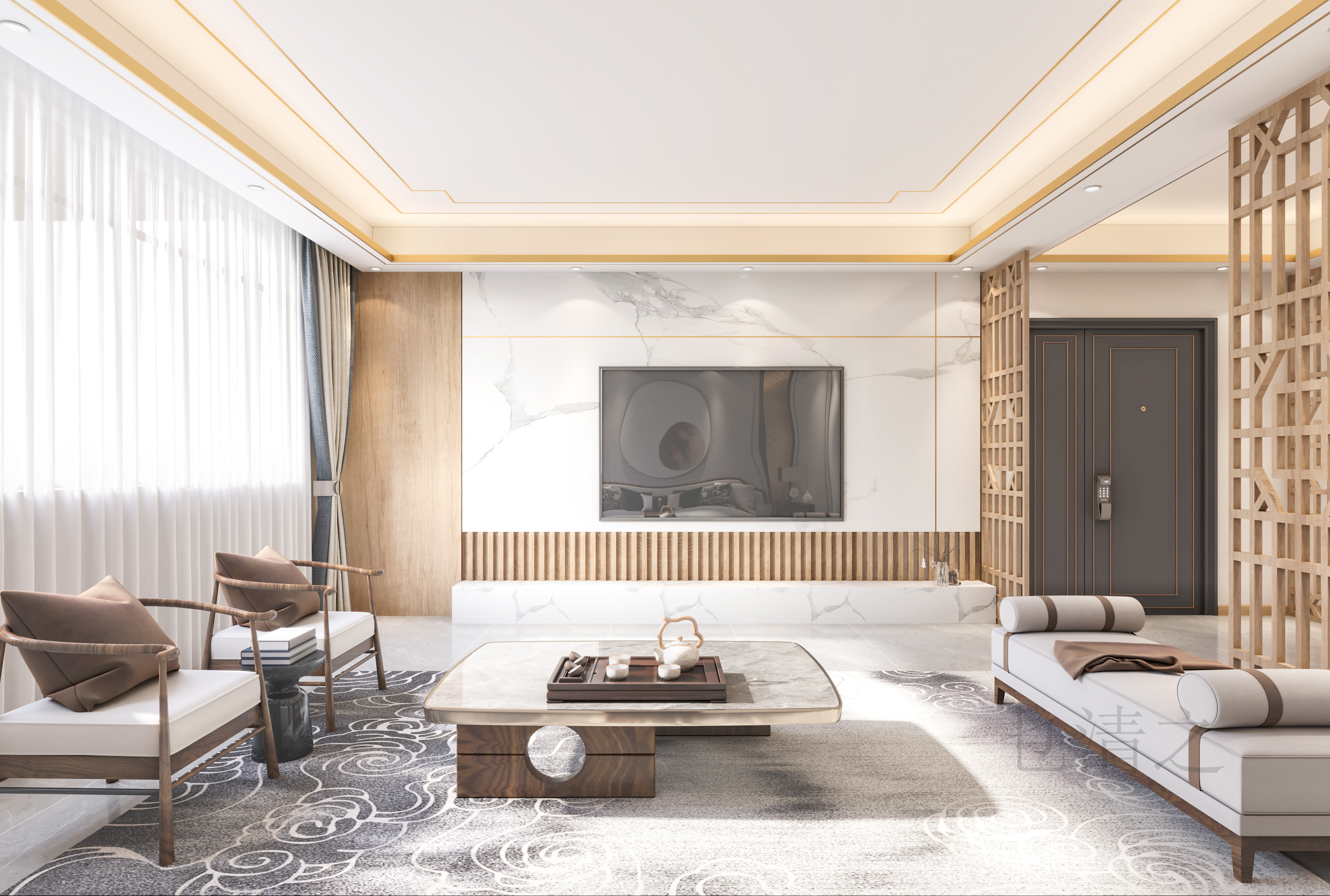 极简中式风室内设计-5