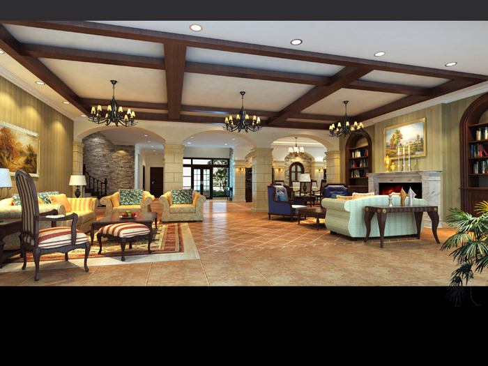 "三种风格样板房设计 | 地中海、美式、法式"-4