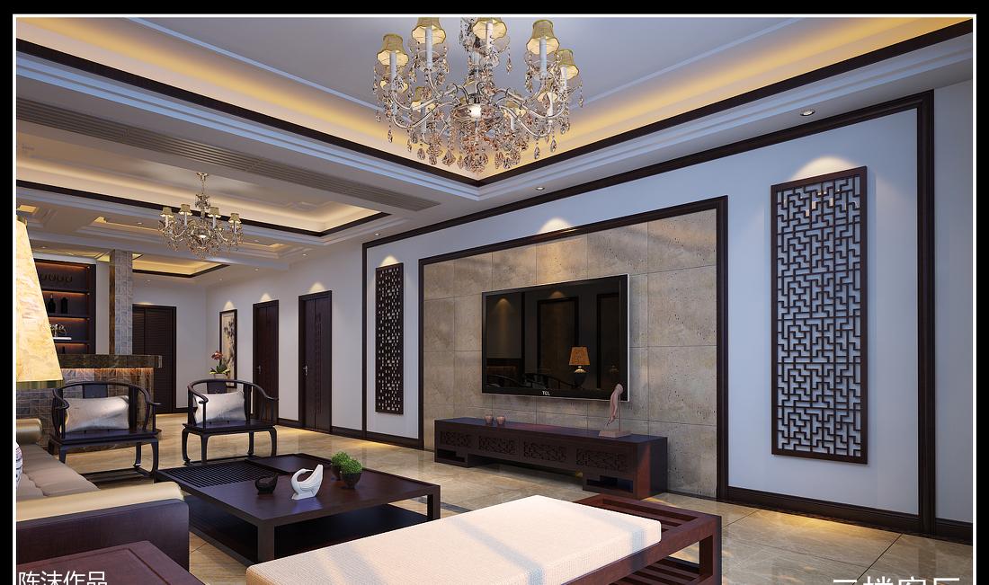 
中式风格别墅 -10