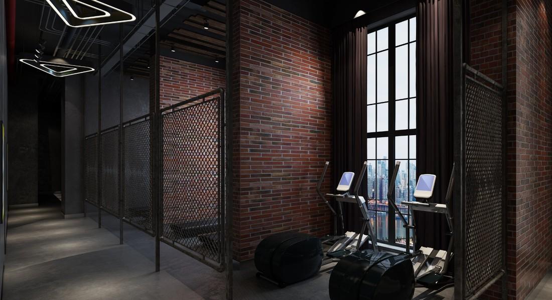 "纯氧"健身会所 | 现代简约设计打造舒适健身空间-0