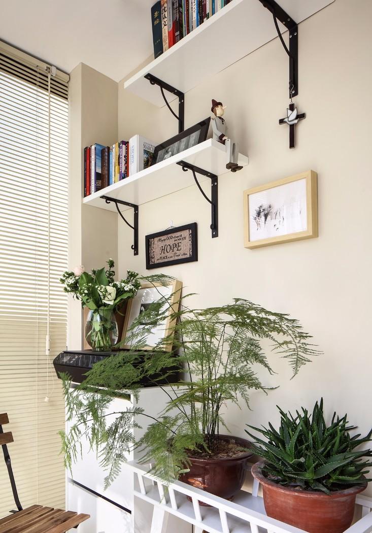 温暖如春的室内设计 | 生活阳台变门厅，橙绿搭配显活力-20