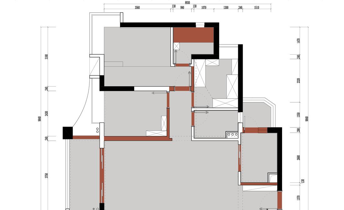 城堡平层室内设计-0