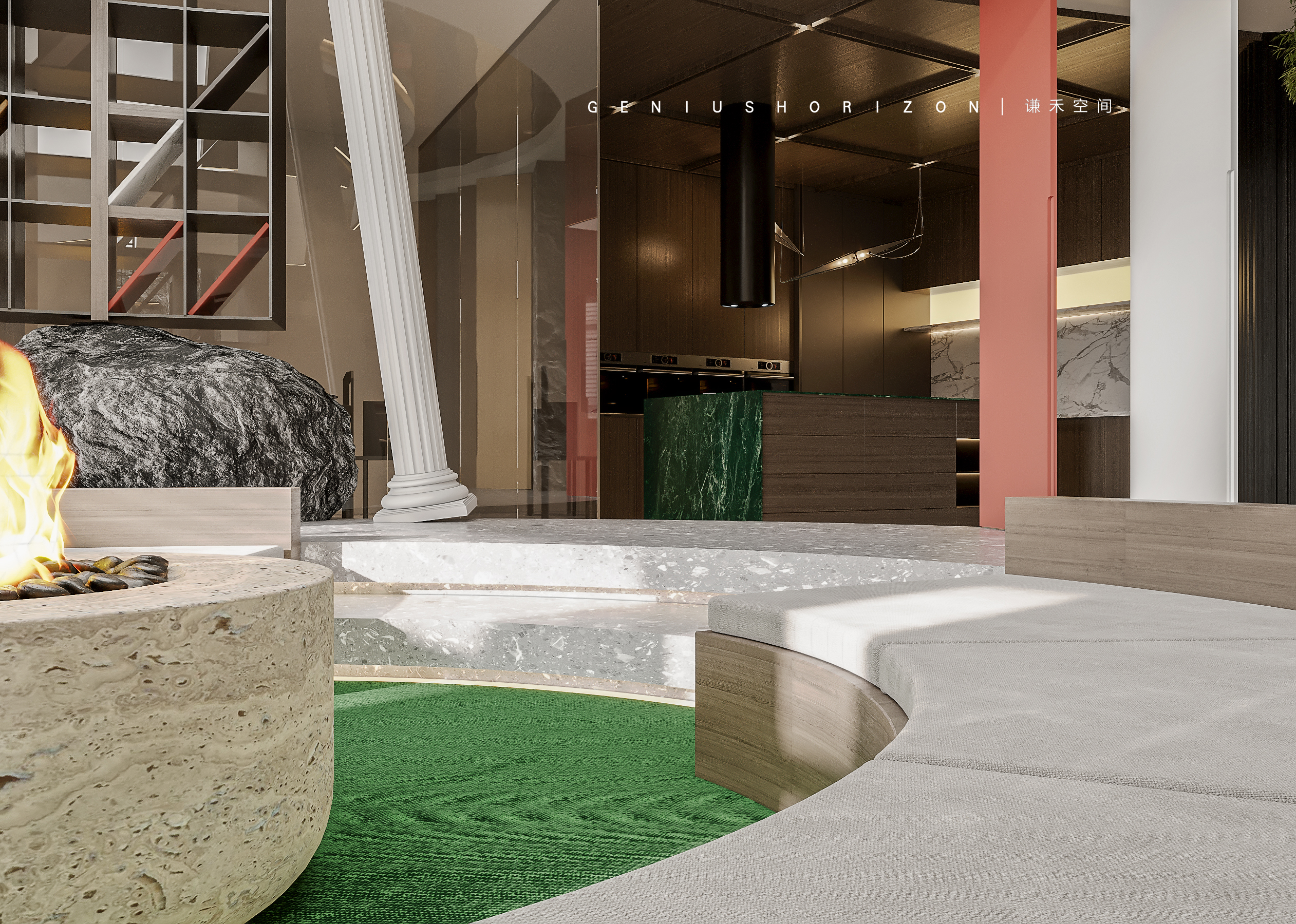 现代木作店效果表现丨谦禾空间设计事务所-10