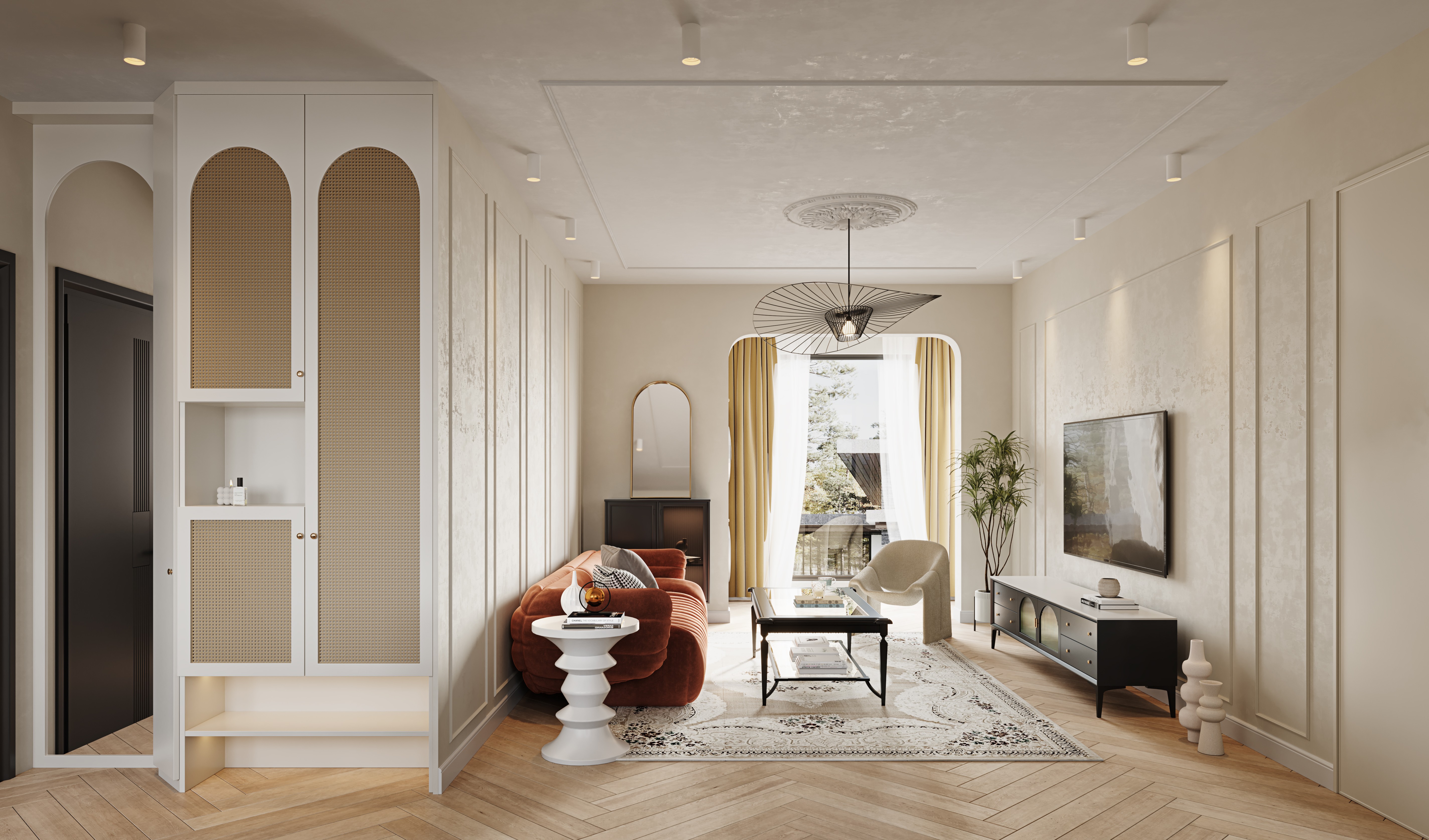 深圳如愿设计：法式奶油风，浪漫到极致的梦中情家！-4