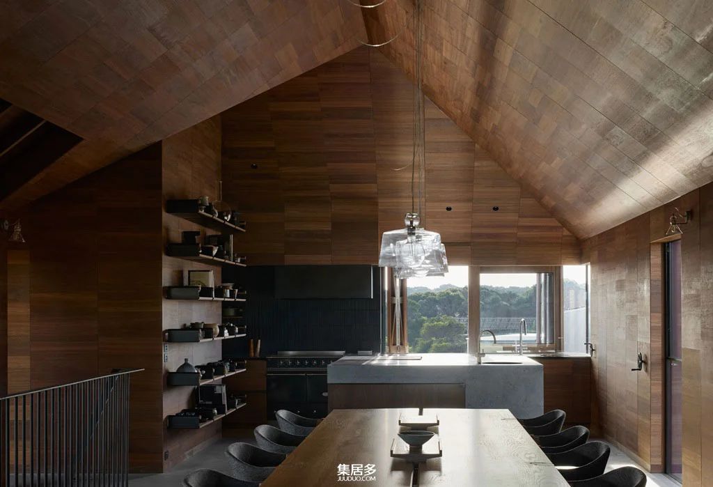 受传统农场启发的澳大利亚现代乡村住宅-3