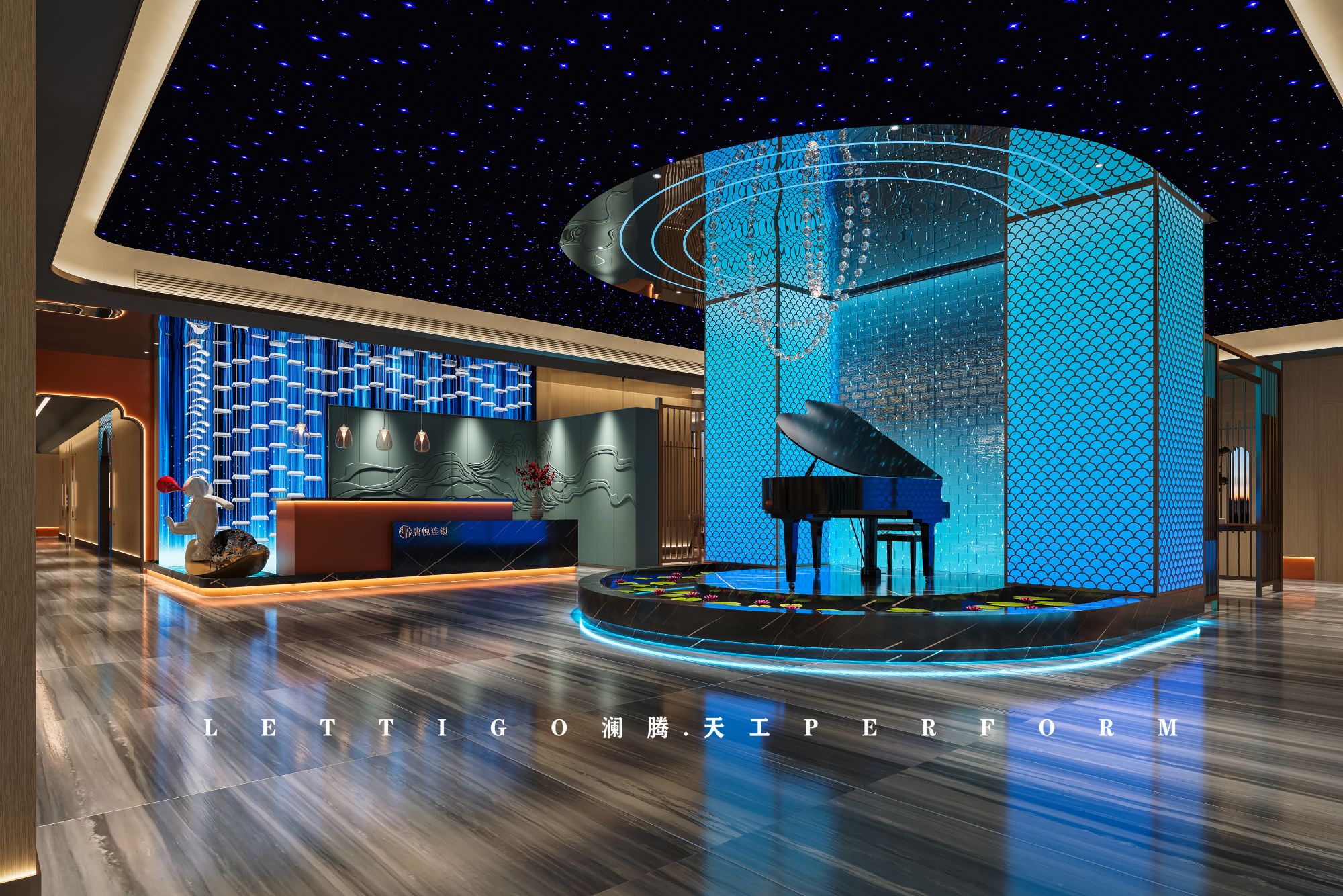 现代中式|足浴会所|SPA养生馆-2