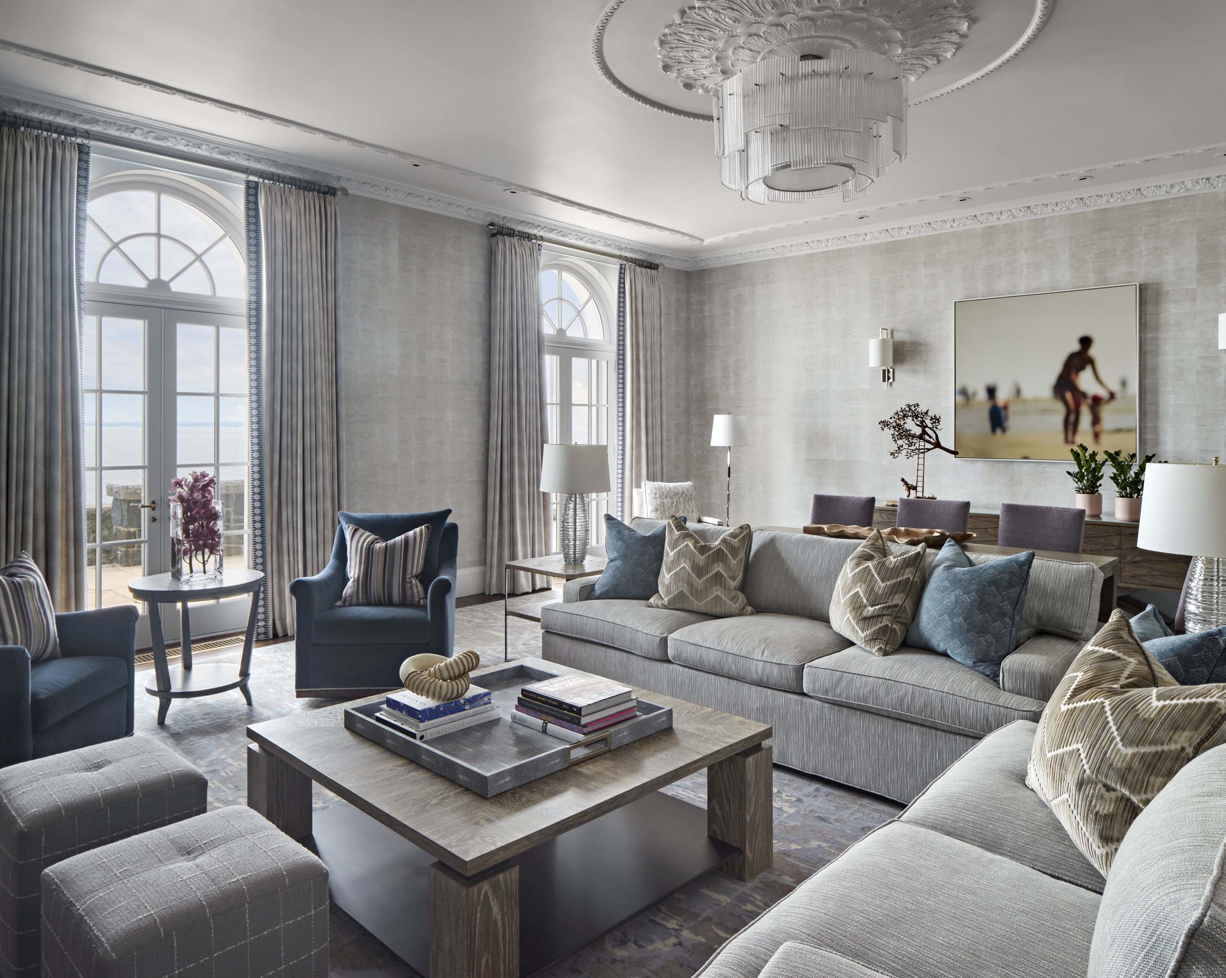 Waterfront Mediterranean Home — Charles Hilton Architects-15