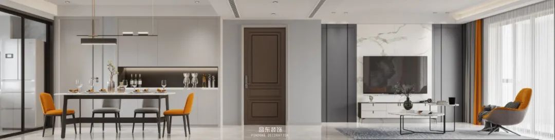 品东装饰 | 香颂华府 | 115㎡自然梦境-3