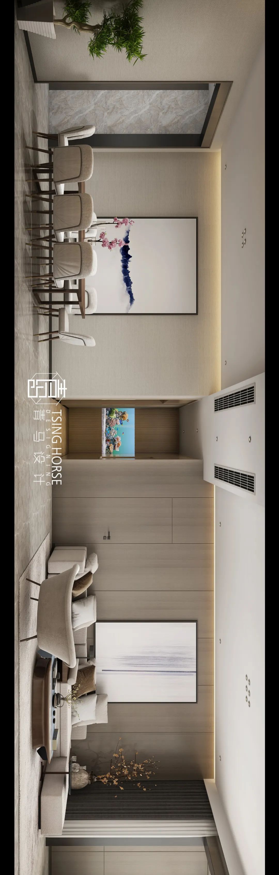 现代禅意，演绎生活格调——海珀香庭 246㎡大平层设计-51