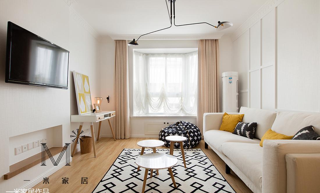 98 平北欧风家居,温馨明亮且功能齐全-0