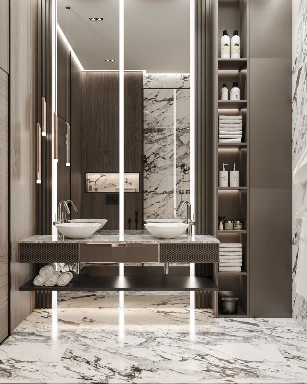 阿塞拜疆巴库现代轻奢公寓设计丨Aytan Guliyeva-39