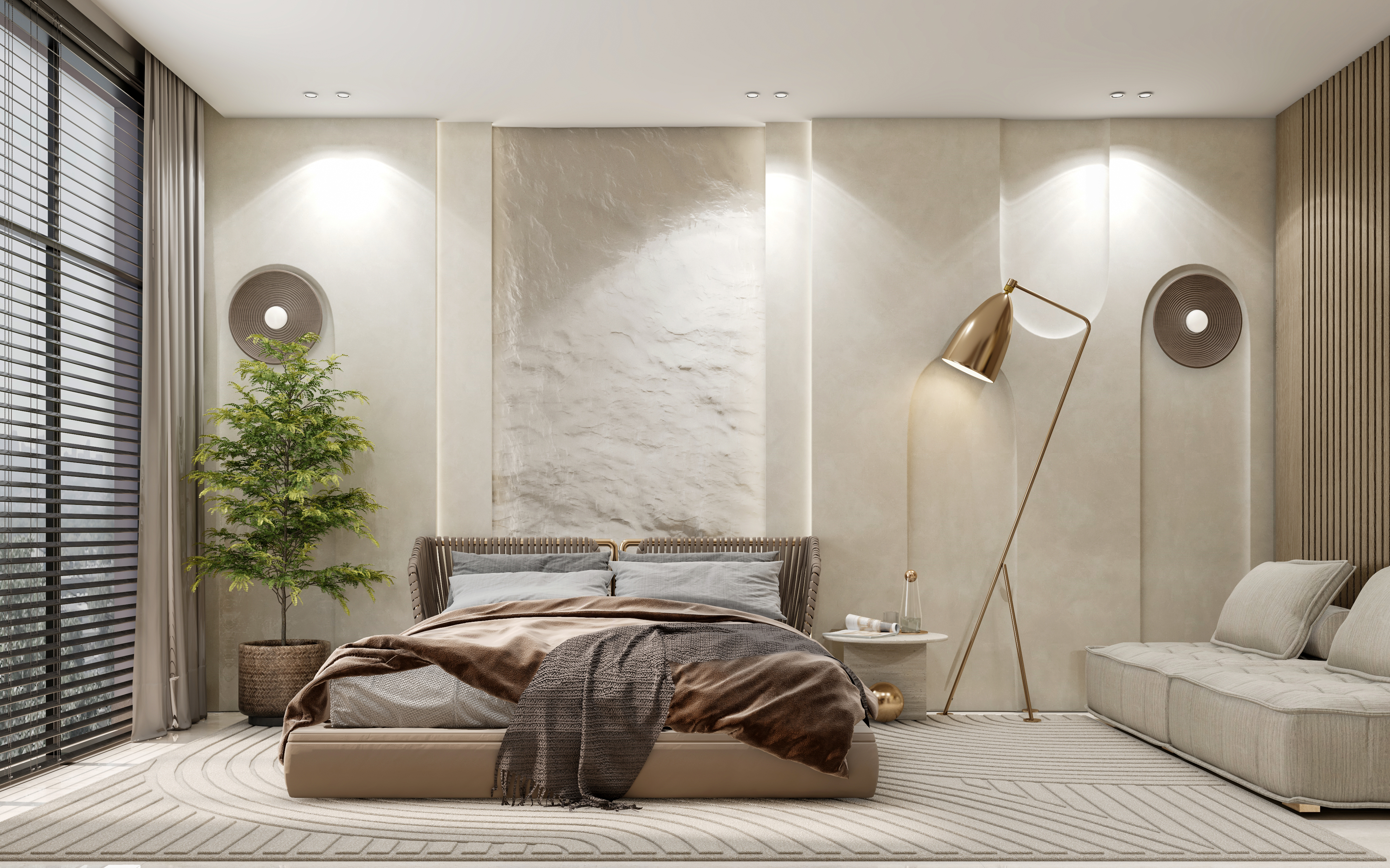 沙特阿拉伯豪华简约风别墅设计丨Alaa Arafa-34